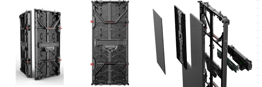 Curved P3.91outdoor Full Color Display Diecasting LED Screen