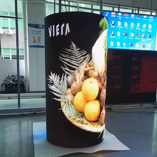 240X120mm P4 écran LED flexible incurvé doux haute définition écran d'affichage à LED souple personnalisé polychrome d'intérieur